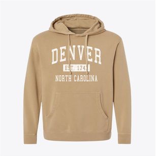 Denver North Carolina Classic Established Pigment-Dyed Hoodie