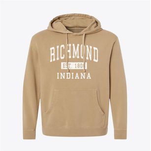 Richmond Indiana Classic Established Pigment-Dyed Hoodie