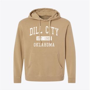 Dill City Oklahoma Classic Established Pigment-Dyed Hoodie
