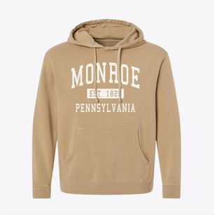 Monroe Pennsylvania Classic Established Pigment-Dyed Hoodie
