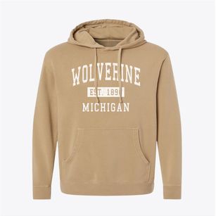 Wolverine Michigan Classic Established Pigment-Dyed Hoodie