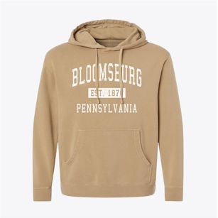 Bloomsburg Pennsylvania Classic Established Pigment-Dyed Hoodie