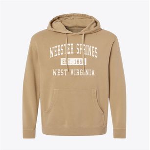 Addison West Virginia Classic Established Pigment-Dyed Hoodie