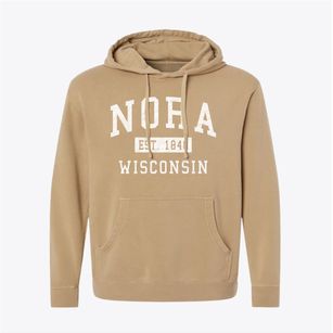 Nora Wisconsin Classic Established Pigment-Dyed Hoodie