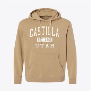 Castilla Utah Classic Established Pigment-Dyed Hoodie