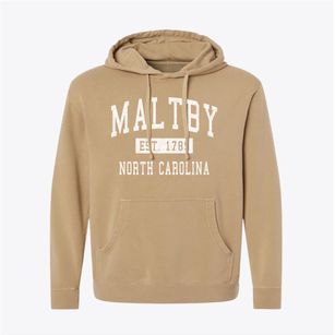 Maltby North Carolina Classic Established Pigment-Dyed Hoodie