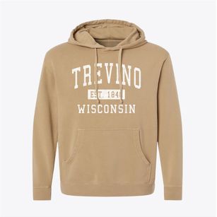 Trevino Wisconsin Classic Established Pigment-Dyed Hoodie