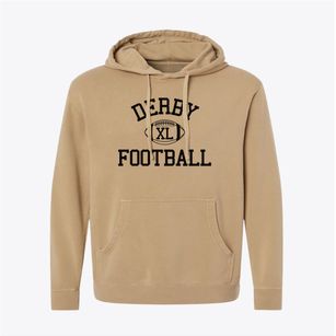 Derby High School Classic Football Pigment-Dyed Hoodie