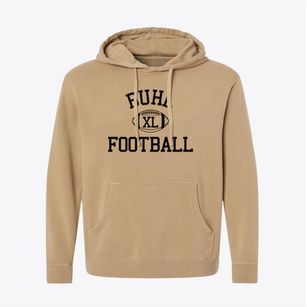 Buhl High School Classic Football Pigment-Dyed Hoodie