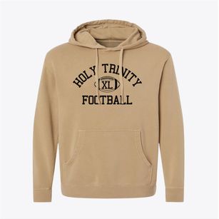Holy Trinity Parish Classic Football Pigment-Dyed Hoodie