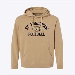 Saint Frederick High School Classic Football Pigment-Dyed Hoodie