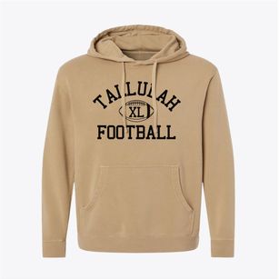 Tallulah High School Classic Football Pigment-Dyed Hoodie