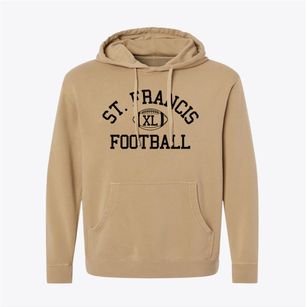 Saint Francis De Sales School Classic Football Pigment-Dyed Hoodie