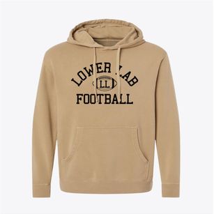 Lower Lab School Classic Football Pigment-Dyed Hoodie