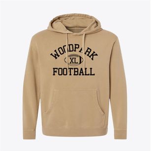 Woodpark Primary School Classic Football Pigment-Dyed Hoodie
