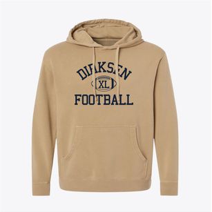 Dirksen Classic Football Pigment-Dyed Hoodie