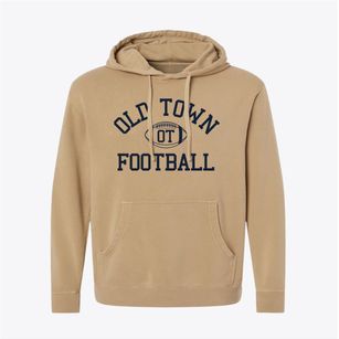 Old Town High School Classic Football Pigment-Dyed Hoodie