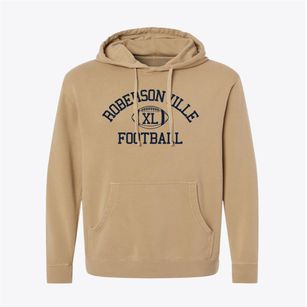 Robersonville High School Classic Football Pigment-Dyed Hoodie