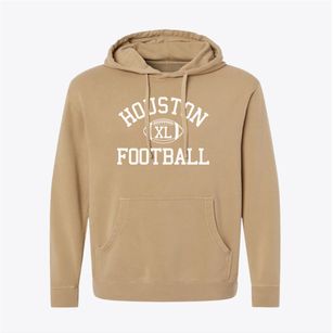 Houston Christian High School Classic Football Pigment-Dyed Hoodie