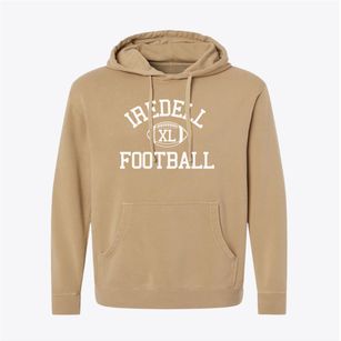 Iredell School Classic Football Pigment-Dyed Hoodie
