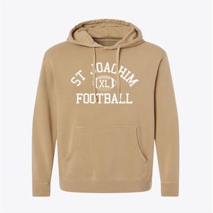 St Joachim Parish Classic Football Pigment-Dyed Hoodie