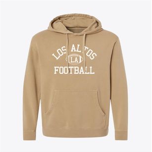 Los Altos High School Classic Football Pigment-Dyed Hoodie