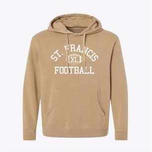Saint Francis Solano School Classic Football Pigment-Dyed Hoodie