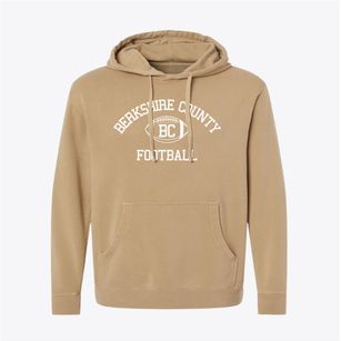 Berkshire County Christian School Classic Football Pigment-Dyed Hoodie