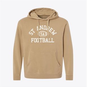 St Andrew School Classic Football Pigment-Dyed Hoodie