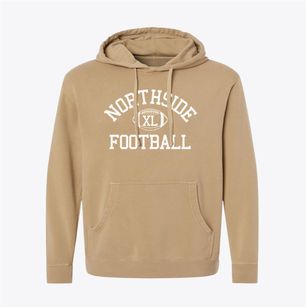 Northside High School Classic Football Pigment-Dyed Hoodie