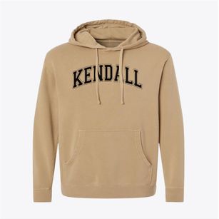 Kendall Elementary School Varsity Arch Pigment-Dyed Hoodie