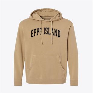 Epps Island Elementary School Varsity Arch Pigment-Dyed Hoodie