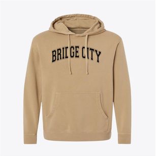 Bridge City High School Varsity Arch Pigment-Dyed Hoodie