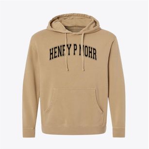 Henry P Mohr Elementary School Varsity Arch Pigment-Dyed Hoodie