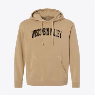 Wisconsin Valley Lutheran School Varsity Arch Pigment-Dyed Hoodie