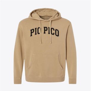 Pio Pico Elementary School Varsity Arch Pigment-Dyed Hoodie