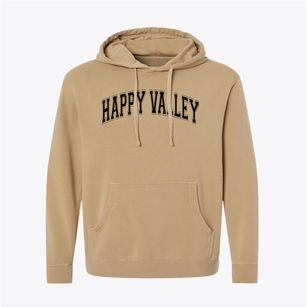 Happy Valley Elementary School Varsity Arch Pigment-Dyed Hoodie