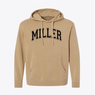 Miller Elementary School Varsity Arch Pigment-Dyed Hoodie