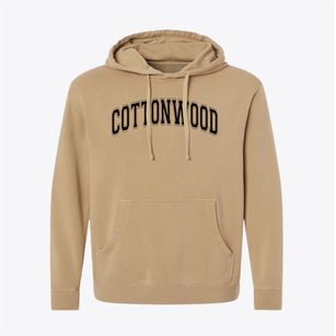 Cottonwood Elementary School Varsity Arch Pigment-Dyed Hoodie