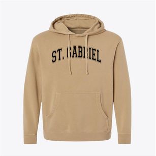 Saint Gabriel School Varsity Arch Pigment-Dyed Hoodie