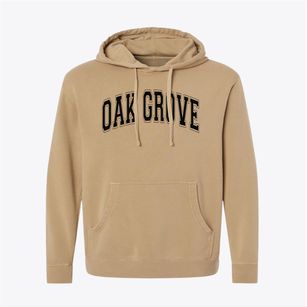 Oak Grove Learning Center Varsity Arch Pigment-Dyed Hoodie