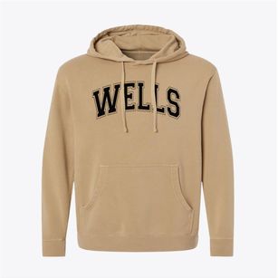 Wells Community Academy High School Varsity Arch Pigment-Dyed Hoodie