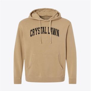 Crystal Lawn Elementary School Varsity Arch Pigment-Dyed Hoodie