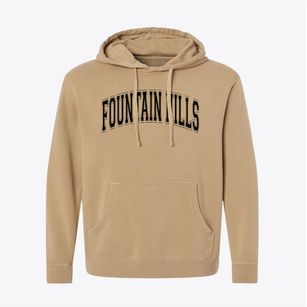Fountain Hills Charter School Varsity Arch Pigment-Dyed Hoodie