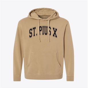 Saint Pius X School Varsity Arch Pigment-Dyed Hoodie