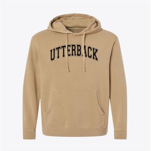 Utterback Middle School Varsity Arch Pigment-Dyed Hoodie