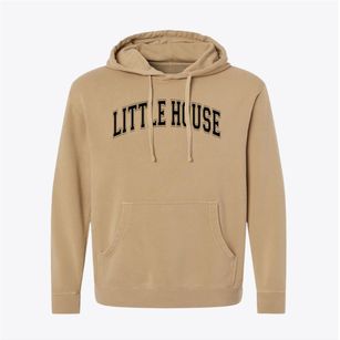 Little House Alternative School Varsity Arch Pigment-Dyed Hoodie