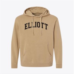 Elliott School Varsity Arch Pigment-Dyed Hoodie