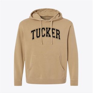 Tucker Elementary School Varsity Arch Pigment-Dyed Hoodie