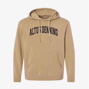 Altus Denning Elementary School Varsity Arch Pigment-Dyed Hoodie